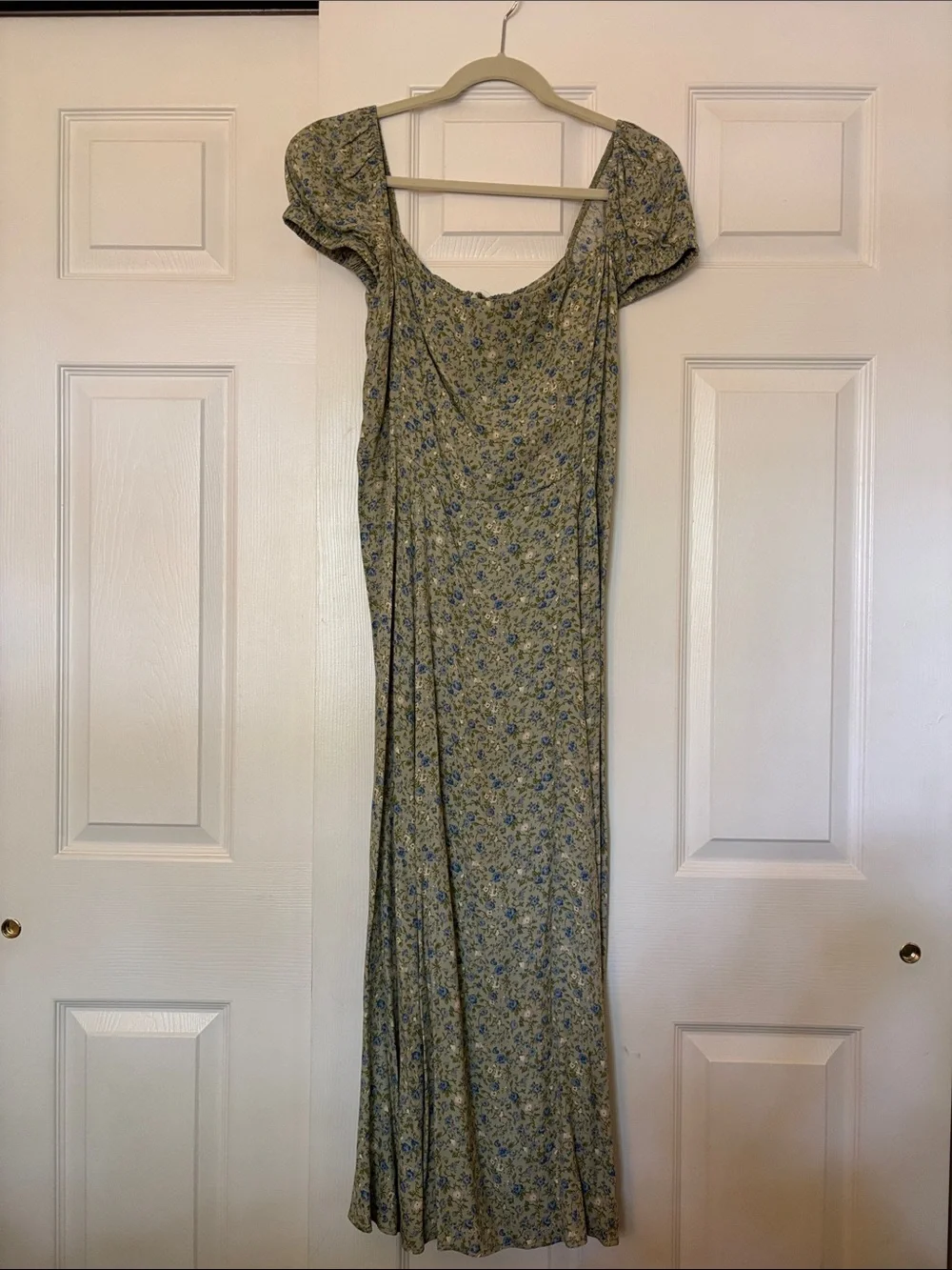 Reformation Sienne Dress sprite green, Size 10 - Picture 2 of 2